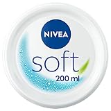 NIVEA Soft 3-in-1 Feuchtigkeitspflege (1 x 200 ml), Gesichts-, Körper- und Handcreme für intensive Feuchtigkeitspflege, Mehrzweck-Feuchtigkeitscreme