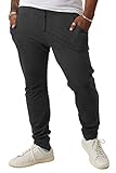Fair Indigo Bio-Jogginghose für Herren, Dunkelgrau meliert, Groß