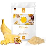 GREENORA Smoothie Bowl Fruchtpulver Gefriergetrocknete Vegan. Mango Ananas Banane Passionsfrucht Ingwer Trockenobst Ohne Zucker Getrocknete 100 g