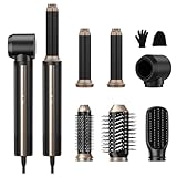 Profi Air Styler 6 in 1, 110.000 U/min Multifunktions Hairstyler mit Ionen-Technologie | 1400W Hochleistungs-Föhn & Lockenstab | Automatische Volumisierer für Locken & Glätte