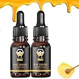 Neues Upgrade Jimerito Bio -Honig -Augentropfen, stachloser Biene Honig Augentropfen, Feuchtigkeits der Augen feuchtigkeit (2PCS)