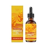 60ml Orangenöl, Rein Natürliches Ätherische Öle Orange,Süßorange Duft-Öl orange für Diffuser,Luftbefeuchter,Entspannen, Kerzenherstellung,Massage, Bad