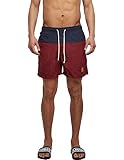 Urban Classics Herren Badehose Block Swim Shorts nvy/burgundy L