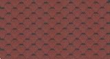 Bitumenschindeln-Set Hexagonal Rock H336RED, rote Bitumen-Dacheindeckung Timbela M336 für Gartenhaus