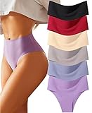 BeReady Bauchweg Unterhose Damen Seamless Slips Damen Nahtlose Unterwäsche Damen High Waist Unterwäsche Frauen Hohe Taille Damen Unterwäsche Mehrpack 6er Pack