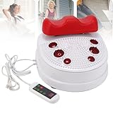 FBJAMZ Swing-Fußmassagegerät, passives Aerobic-Training, Chi-Maschine Lymphmassagegerät, für Vital-Swing-Schüttelübungen (Red)