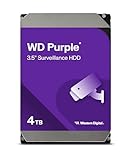 Western Digital WD43PURZ-EC interne Festplatte 4TB CMR 3,5 Zoll SATA Cache 256MB Überwachungssystem