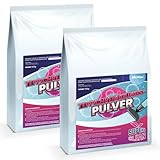 McFilter | Polster- und Teppichreinigungspulver | 2x 500 Gramm | geeignet für Teppiche, Polster und Teppichböden, sowie zur Polsterreinigung, gegen Schmutz und schlechten Geruch und Staub | 2 Stück