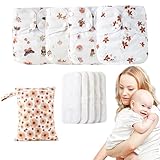 Windeln für Babys – Waschbare Stoffwindeln für Babys aus Polyester | Babywindeln, wiederverwendbar, größenverstellbar | Weiche, umweltfreundliche Stoffwindel für den täglichen Gebrauch von Neugeborene