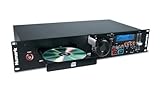 Numark MP103USB - Rack-einbaufähiger USB- und CD-Player mit dedizierten Reglern für Pitch und Master Tempo, leistungsorientierten Eingängen/ Ausgängen und Unterstützung für CD und MP3-CD