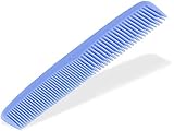 Kamm Haarschneidekamm Männer und Frauen Haarkamm 12,5 cm Frisierkamm Proffessioneller Taschenkamm - Bruchfest - Zum Haare schneiden - Hair Comb (Blau)