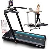 Sportstech Laufband – Smartes, klappbares Laufband für Zuhause, Deutsche Qualitätsmarke, App-Funktion, LED-Display & Tablethalterung, bis zu 12-16 km/h, Fitness Treadmill und Walking Pad, max.120 kg