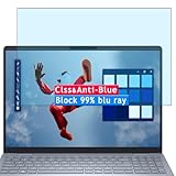 Vaxson Anti Blaulicht 9H Härte Glas Folie, kompatibel mit Dell 16 Plus DB16250 16' Laptop Sichtbarer Bereich, gehärtetem Glas Schutzfolie Displayschutzfolie