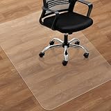 ShareWin Bürostuhl Unterlage 120x75cm - Bodenschutzmatte Bürostuhl & Schreibtischstuhl Unterlage mit Antirutsch - Halbtransparente Bodenmatte Bürostuhlunterlage für Holz-, Fliesen- & Hartböden