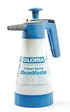 Gloria CleanMaster cm 12 Drucksprüher | Profi Sprüher für Reinigungsmittel & Sanitärbereich | 1,25 L Füllinhalt | Säure- & Laugenbeständig (pH 2–12) | EPDM-Dichtungen & 3 bar Betriebsdruck