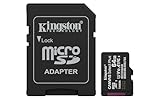 Kingston Canvas Select Plus microSD Speicherkarte 64GB microSDXC Gen3 100MB/s A1 Einschließlich SD Adapter - SDCS3/64GB