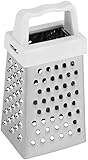 Multifunktionaler 4-seitiger Reibe aus Edelstahl, handliche Kartoffelreibe, Mini-Gemüseschneider, Küchenzubehör, Mini-Schneider, Schälen, Reiben und Schneiden