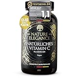 NATURE ELEGANCE Natürliches Vitamin C aus Acerola – Hochdosiert & vegan – 180 Kapseln für 6 Monate – Ohne Zusätze – Gepuffert & gut verträglich