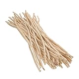 PartyKindom 50 Stück Natürliche Gebogene Diffuser Sticks Aromatherapie Duftstäbchen für Ätherische Öle Ersatz Rattan Duftstäbchen für Raumduft Beige Schnell Duftend Vielseitig Einsetzbar