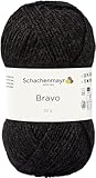 Schachenmayr Bravo 9801211-08370 anthrazit meliert Handstrickgarn, Häkelgarn