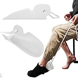 Anziehhilfe für Socken und Strümpfe, Sockenanzieher Sockenanziehhilfe Strumpfanziehhilfe für Senioren, ältere, Behinderte & Schwangere Frauen