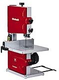 Einhell TC-SB 200/1 Bandsäge | Elektrische Tischsäge mit 45° neigbarem Metallarbeitstisch für Gehrungsschnitte, Parallelanschlag, Staubabsaugung | Bandsäge für Holzbearbeitung, Basteln und Heimwerken