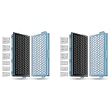 Giwnhvx HEPA-Filter für Staubsaugerfilter Compact C1-C2 Complete C2- C3 S8340 + 6 Luftfilter + 6 Motorfilter, 4 Stück