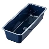 Dr. Oetker Kasten-/Brotback-/Kuchenform, 30 cm Back- Liebe Emaille, robuste, mit schnitt- und kratzfester Emaille-Versiegelung, für saftige Kuchen und deftige Brote, Menge: 1 Stück, Farbe: blau