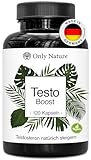 Testo Booster – 120 natürlichen Männder Kapseln – Hochdosiert mit Bockshornklee, Ashwaganda, Maca & Tribulus – 100% pflanzlich & Laborgeprüfter