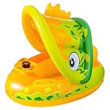 Schwimmhilfe für Kinder, Schwimmring für Kinder, mit Sonnenschutzverdeck – Sicherheitsausrüstung, aufblasbar, 1 – 5 Jahre, Hotel, , Park, Freizeit