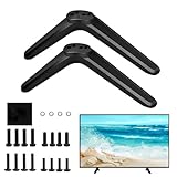 Universal TV Ständer, TV Sockelfüße mit Anti Rutsch Pads und Schraubenset, Ersatz TV Ständerbeine, Universal TV Standfüße Füße, ABS TV Ständer Standfuss für 20-65 Zoll Flach Curved TV