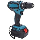 TB089 Elektrische Bohrmaschine 2000 U/Min Wiederaufladbare Lithiumbatterie mit Pistolengriff AC110-240 V CW CCW-Schlagbohrwerkzeug(EU Plug)