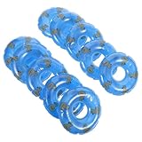 SUPVOX Kleiner Schwimmringe 10 Stück für Kinder Puppenhaus Deko und Geburtstagsfeier Kleine Schwimmreifen aus Kunststoff für Miniaturhäuser und Lernspielzeug