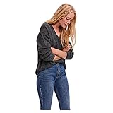 VERO MODA Strick Pullover V-Ausschnitt Langarm Sweater Knitted Jumper VMCREWLEFILE