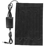Supvox Isolierkissen Hundebetten Reptil Zwinger Kühlung Wärmer Unterlage pet Heating pad Terrarium heizmatte Warme Heizung für Haustiere Heizkissen für Haustiere Isolationsbaumwolle Black