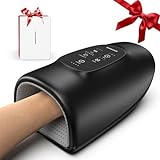 Sgakgu Handmassagegerät mit 3D-Luftkompression und Wärme, Elektrische Handmassage bei Arthritis & Karpaltunnelsyndrom-mit 3 Massage 3 Temperaturen, 5 Presse Ebenen, Geschenke für Familie