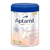 Aptamil Profutura DUOADVANCE 2 – Folgemilch – Baby-Milchpulver – Nach dem 6. Monat – Mit pflanzlichen Ölen und ohne Palmöl – 1 x 800 g (Packung mit 6)