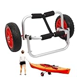 Canoa Cart - Kanu für Kanu für robustes und widerstandsfähiges Kajak für den einfachen Transport von Kajak oder Kanu | Kajak Kanu-Anhänger für Boot