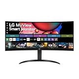 LG Electronics 34SR65QC-B.AEU UltraWide Curved QHD Monitor 34' (86,42cm), 3440 x 1440, 21:9, 5 ms GtG, 100 Hz, webOS, Flicker Safe - Schwarz