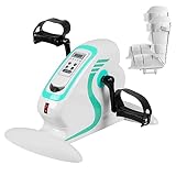 YXFAZPP Elektrisches Pedal-Trainingsgerät, Mini-Heimtrainer, Heimfahrrad-Beintraining – idealer Rehabilitationstrainer für ältere Menschen und Schlaganfallpatienten – inklusive Beinstütze