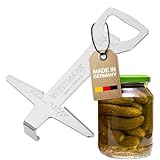 Westmark Glas-/Schraubdeckelöffner mit Kapselheber, Länge: 13,1 cm, Stahl, verchromt, Vacumex, Silber, 10562270