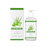 Aloe Vera Gel 100% Rein - 100ml Aloe Vera Gel Bio für Gesicht, Natürliche, Beruhigende und Pflegende Feuchtigkeitscreme After Sun, für Gesicht, Haare und Körper (1pcs, 100ml)