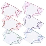 OFFIGAM 6 Stück Mini Puppen Stoffwindeln Puppenwindeln Puppenunterhosen Puppenzubehör Stoff Puppenwindeln Wiederverwendbare Puppenzubehör Windeln Babypuppe Neugeborene Babypuppe