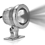 HERCHR Teichlicht LED-Scheinwerfer Teichbeleuchtung 12V 5W RGB Bunte Brunnenlicht-Aquarienlampe Für Aquarium-Pool-Gartenlandschaft(Verdrahtung Erforderlich, Kein Stecker)