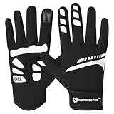 WESTWOOD FOX Fahrradhandschuhe für Herren und Damen, Vollfinger, rutschfest, Touchscreen, atmungsaktiv, Mountainbike-Handschuhe für MTB, BMX, ATV, Straßenrennen, Radfahren, Klettern und