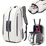 TILDOSAC Tennistasche Schlägertasche für Tennis Padel, große Sport Pickleball Tasche für Männer Frauen mit Schuhfach, Laptop Sleeve, Zaun Haken, Ball Sleeve