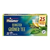 Meßmer Feinster Grüner Tee | herb-frisch | 25 Teebeutel | Vegan | Glutenfrei | Laktosefrei