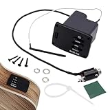 Sensor für Ukulele | Stimmgerät für Musikinstrumente – Soundsensor für Instrumente, für Ukulele, Violine, Bass, Praxis, Leistung, Gitarre, Studio, Reisen, Haus, Show