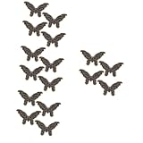 Gadpiparty 4 Sätze Schmetterlingsclip Form Name Schmetterlingsklammern Tagebuchclip Bunt Dekorative Bindeklammer Heftklammern Heftklammern Aus Metall Clips Zinklegierung 4 Stück * 4