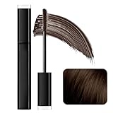 YUPZAR Haarmascara Dunkelbraun, Ansatzfarbe Wasserdicht Ansatzpuder Für Frauen Haar Mascara, Haarpuder Frauen Graue Haare Abdecken Bart Farbe Männer